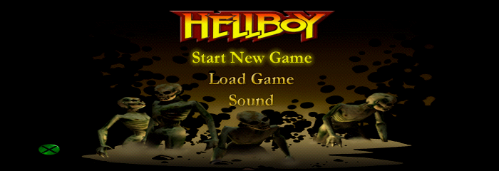 Hellboy: Asylum Seeker Title Screen